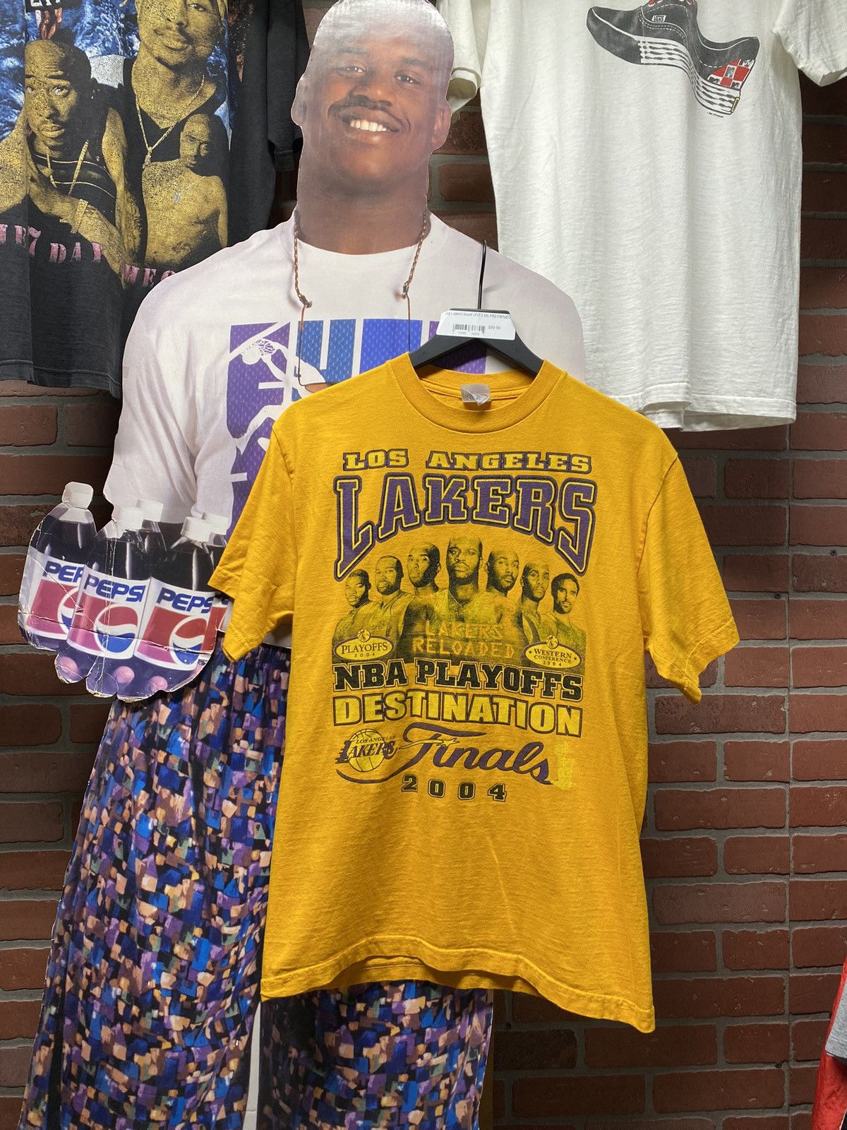 NBA × Vintage Vintage 04’ Lakers NBA Championship Finals Tee Shirt Medium Size US M / EU 48-50 / 2 - 1 Thumbnail