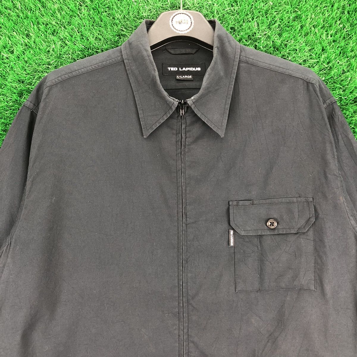 TED LAPIDUS Vintage Ted Lapidus Zipper Jacket Single Pocket Size US L / EU 52-54 / 3 - 7 Thumbnail