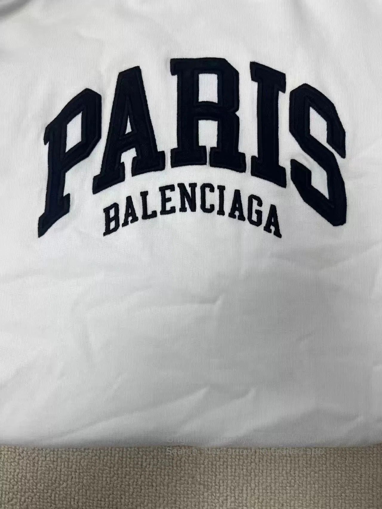 Balenciaga Balenciaga White Oversized Hoodie for Women. Size M / US 6-8 / IT 42-44 - 3 Thumbnail