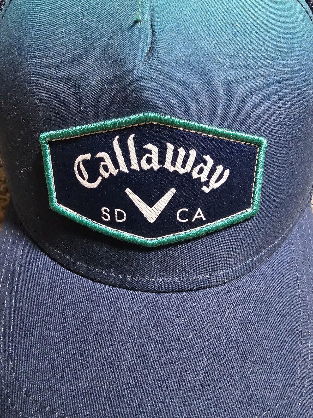 Callaway Callaway Golf Trucker Hat SD CA California Original Blue Size ONE SIZE - 3 Thumbnail