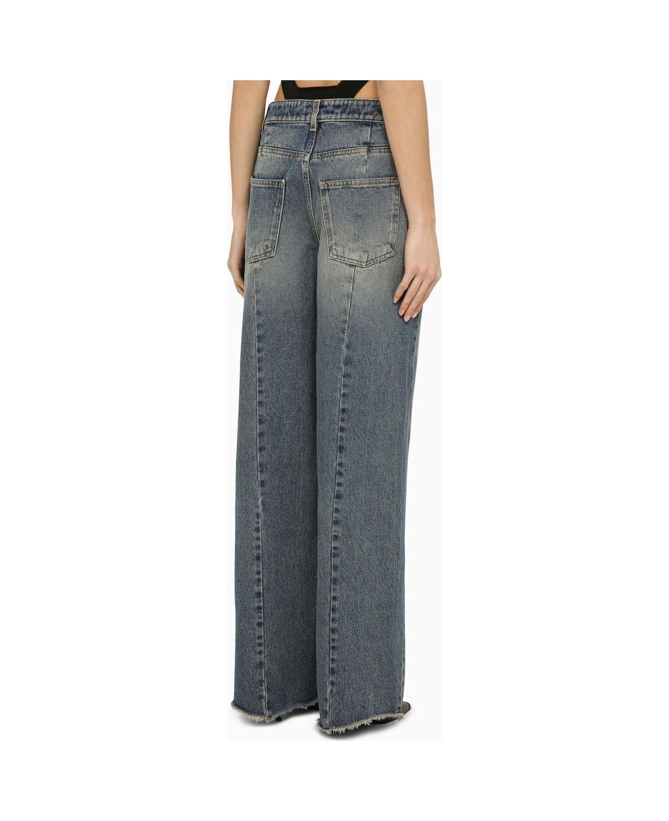 Givenchy o1y0925 Denim Pant in Blue Size 26" / US 2 / IT 38 - 3 Thumbnail
