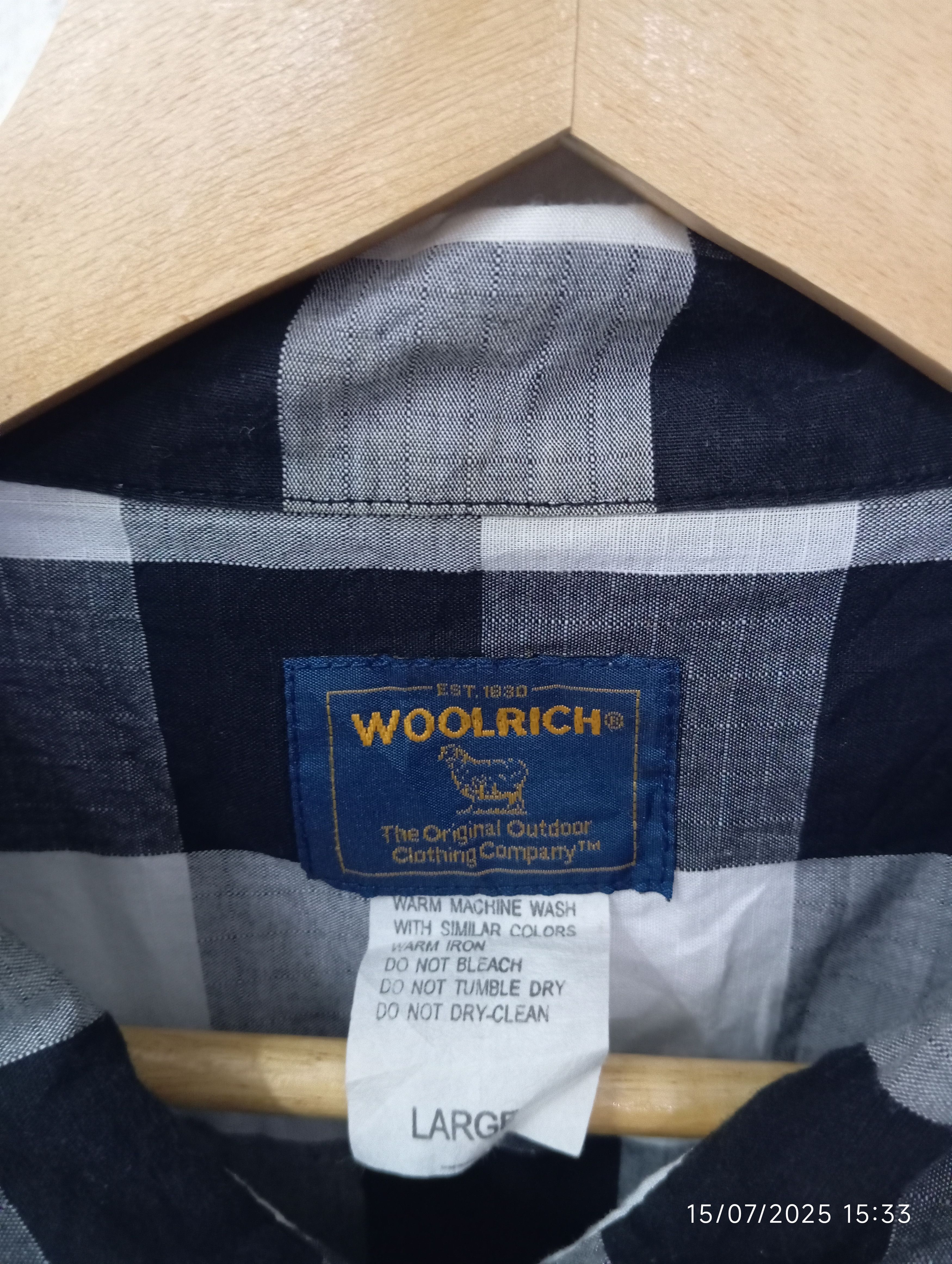 Woolrich Woolen Mills Vintage 80s woolrich zipper shirt Size US L / EU 52-54 / 3 - 3 Thumbnail