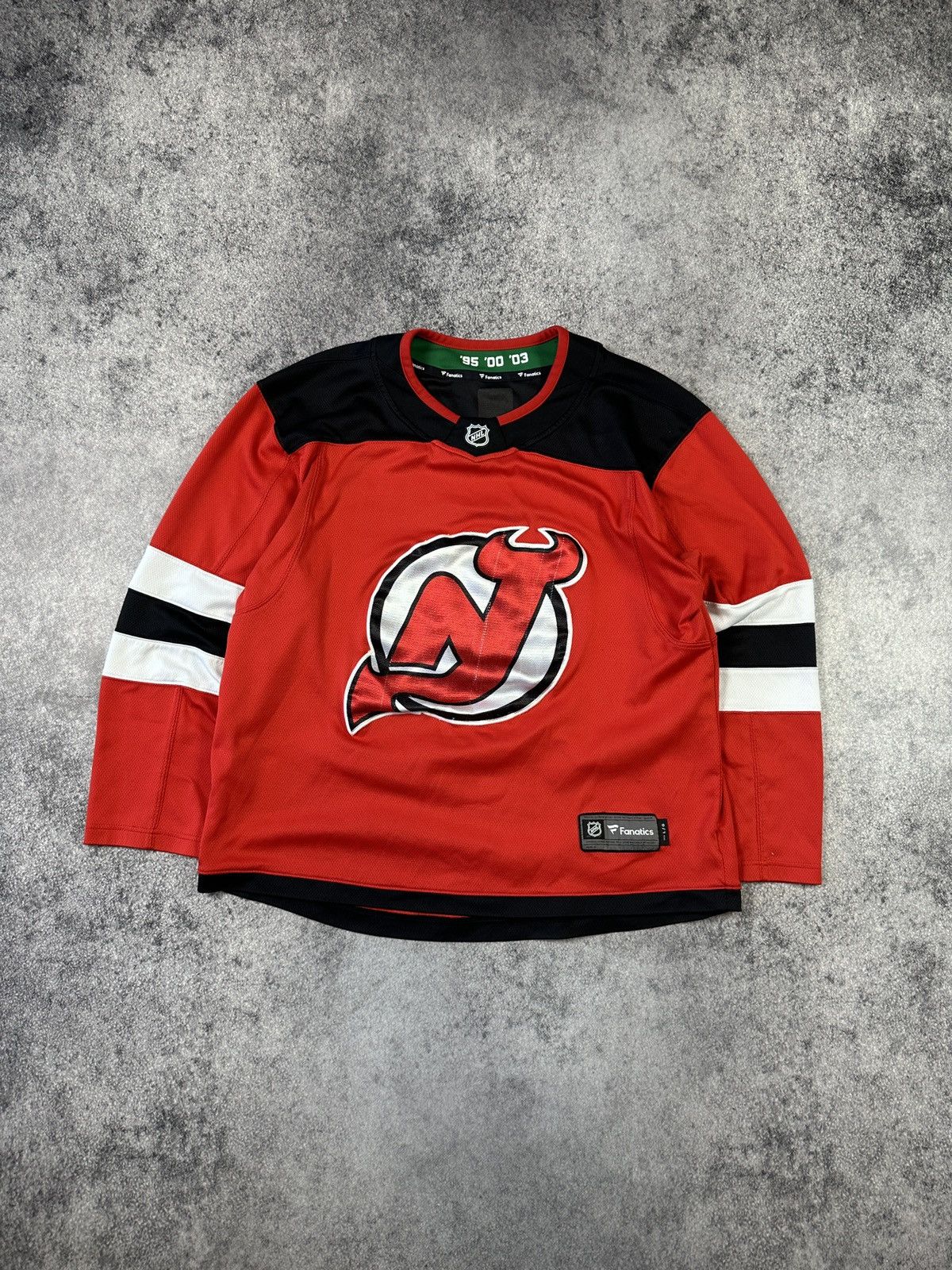 NHL New Jersey Devils Fanatics Hockey Jersey NHL L Usa Sport Size US L / EU 52-54 / 3 - 1 Thumbnail