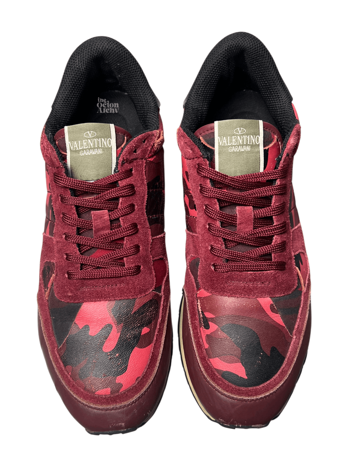 Valentino Valentino Rockrunner Sneaker 'Red Camo' Pre-Owned Size US 11 / EU 44 - 8 Thumbnail