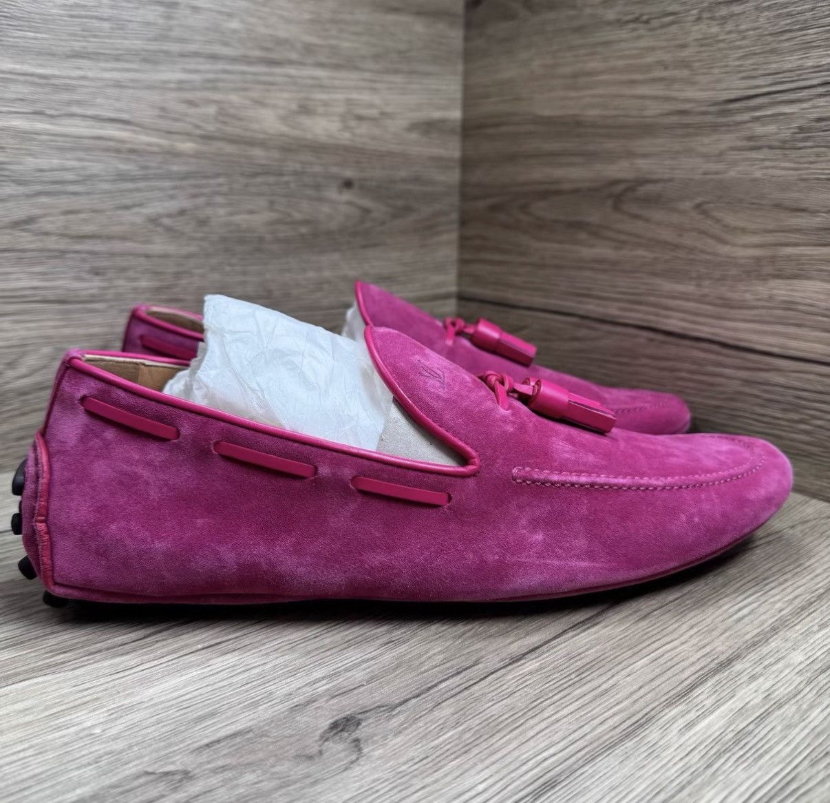 Louis Vuitton Louis Vuitton Pink Tassel Loafers J41 Size US 7.5 / EU 40-41 - 3 Thumbnail