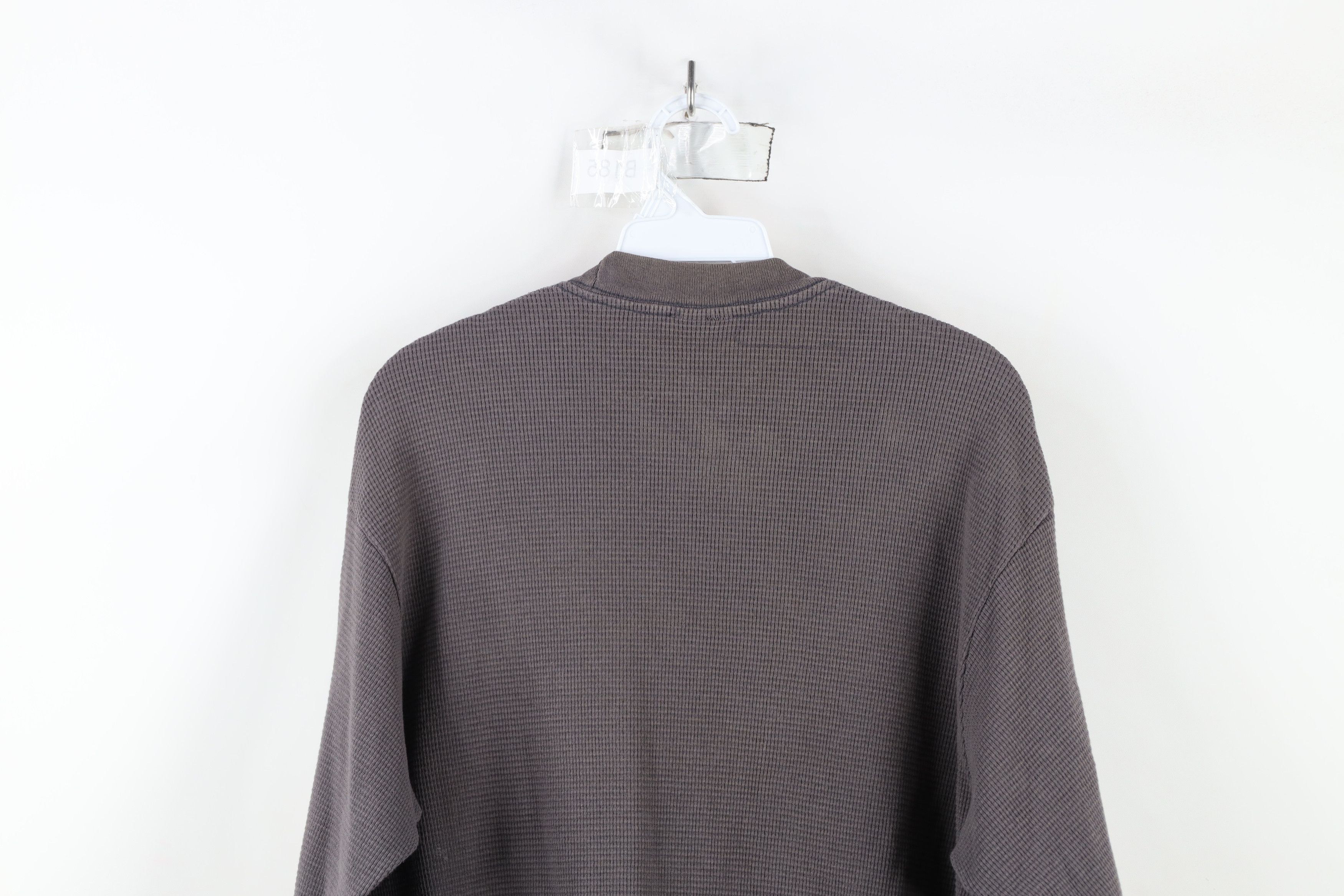 Vintage Vintage 90s Heavy Thermal Waffle Knit Long Sleeve T-Shirt Size US L / EU 52-54 / 3 - 12 Thumbnail