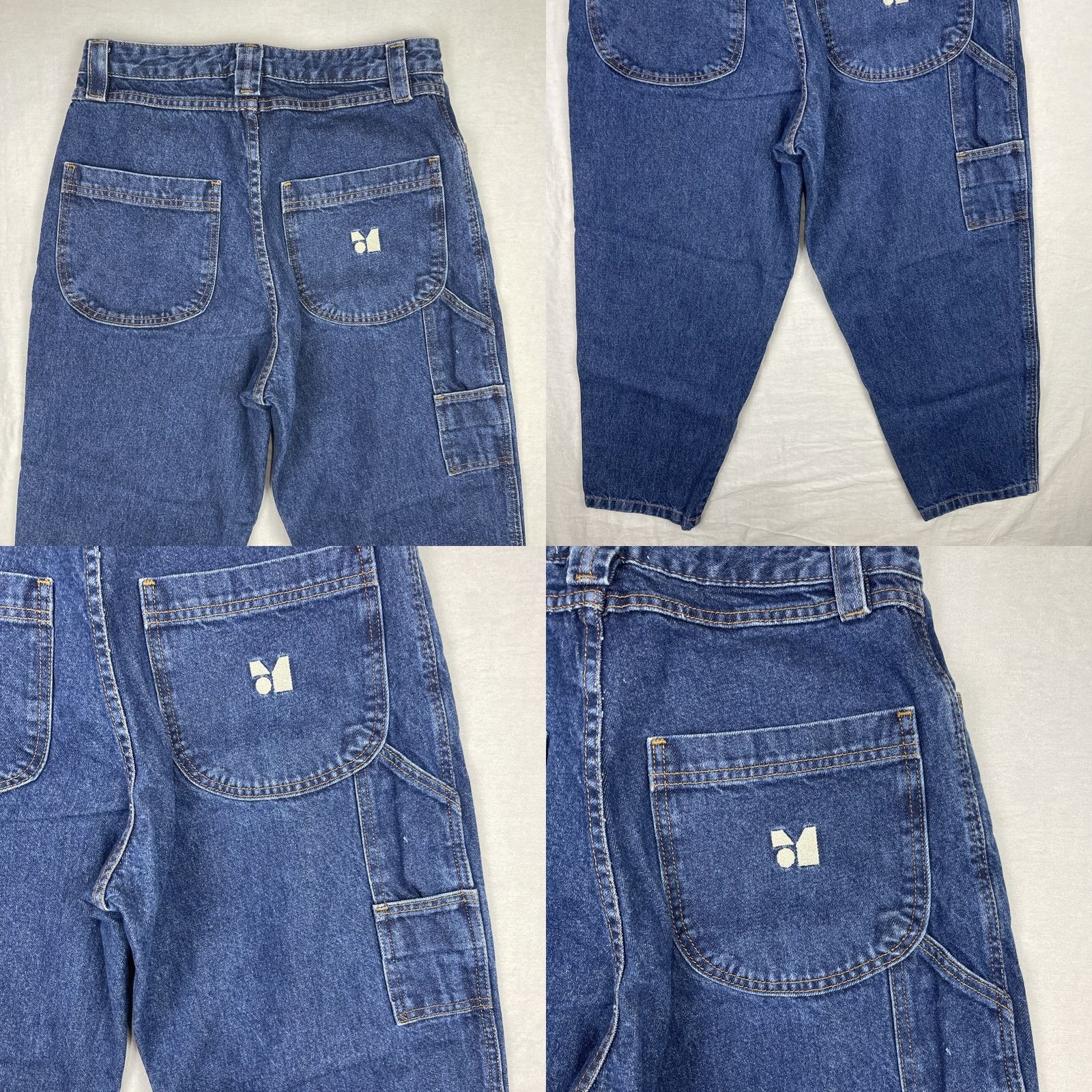 Denime Monet Skateboards Jeans Mens 28 Fits 30x27 Drawstring Baggy Denim Carpenter Size US 28 / EU 44 - 9 Thumbnail