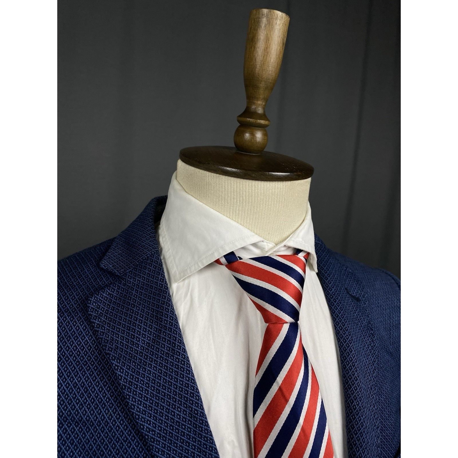 Etro ETRO Men's Blue Slim Fit Blazer Sportcoat Jacket Size 48 Size 48R - 6 Thumbnail