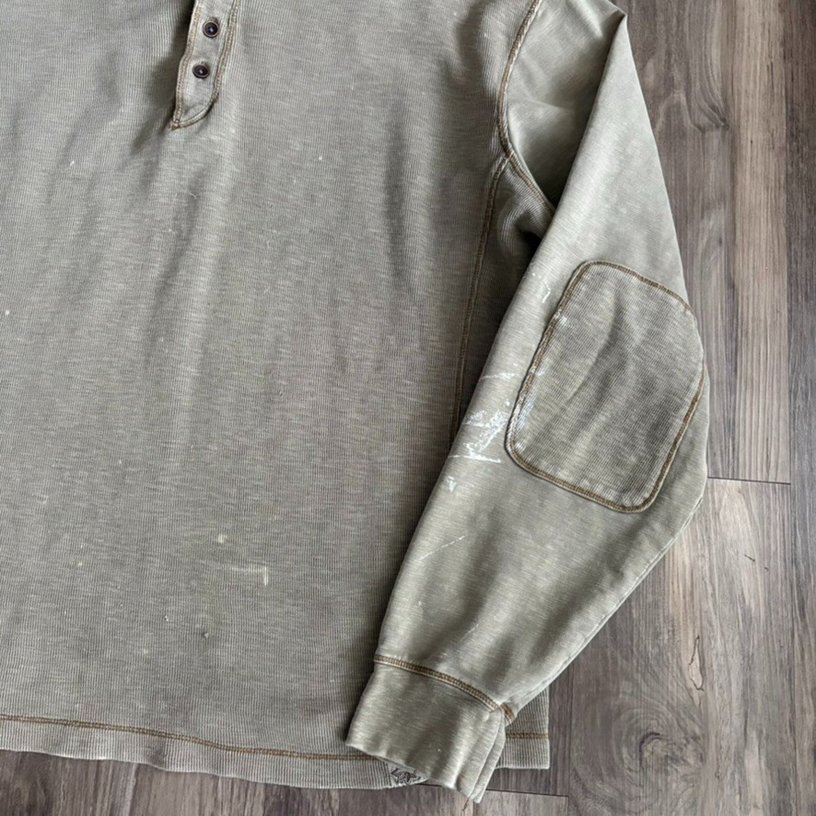 Vintage Vintage Thermal Henley T-Shirt Men's Size XL Long Sleeve Size US XL / EU 56 / 4 - 7 Thumbnail