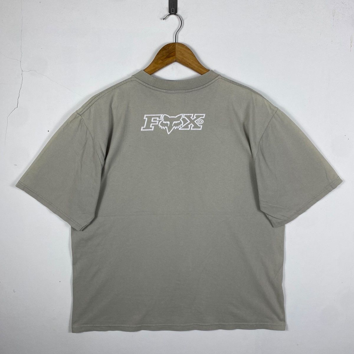 Fox Racing Vintage 00s FOX RACING Logo Graphic Tee Shirt Extra Large Size US XL / EU 56 / 4 - 4 Thumbnail
