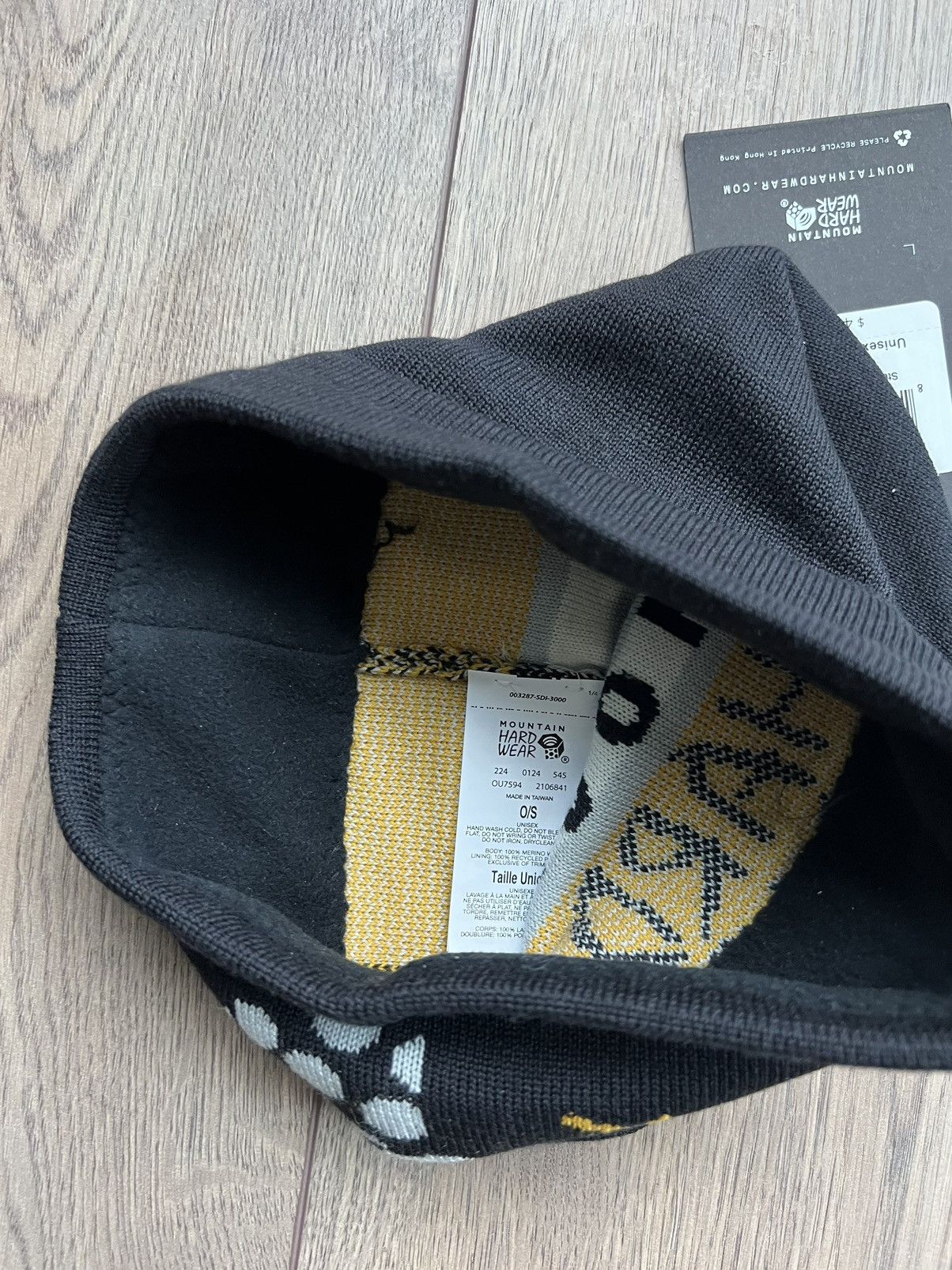 Stussy x Mountain Hardwear Caelum Dome Beanie Black Men's - FW24 - US