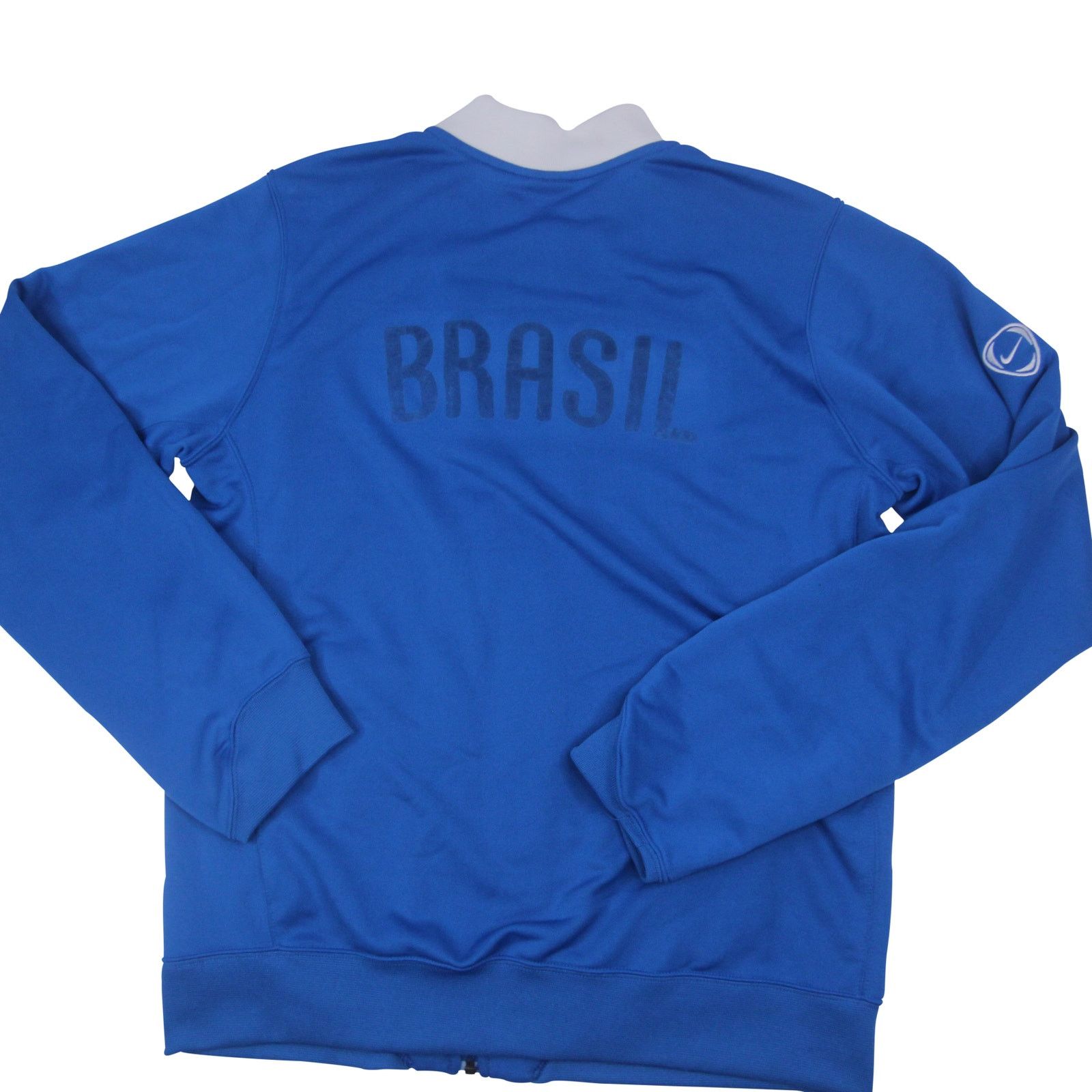 Vintage Nike Brazil Football CBF Spellout Track Jacket
