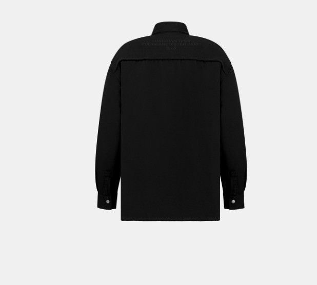 Dior o1w1db10425 413D58 Overshirt in Black Size US M / EU 48-50 / 2 - 2 Thumbnail