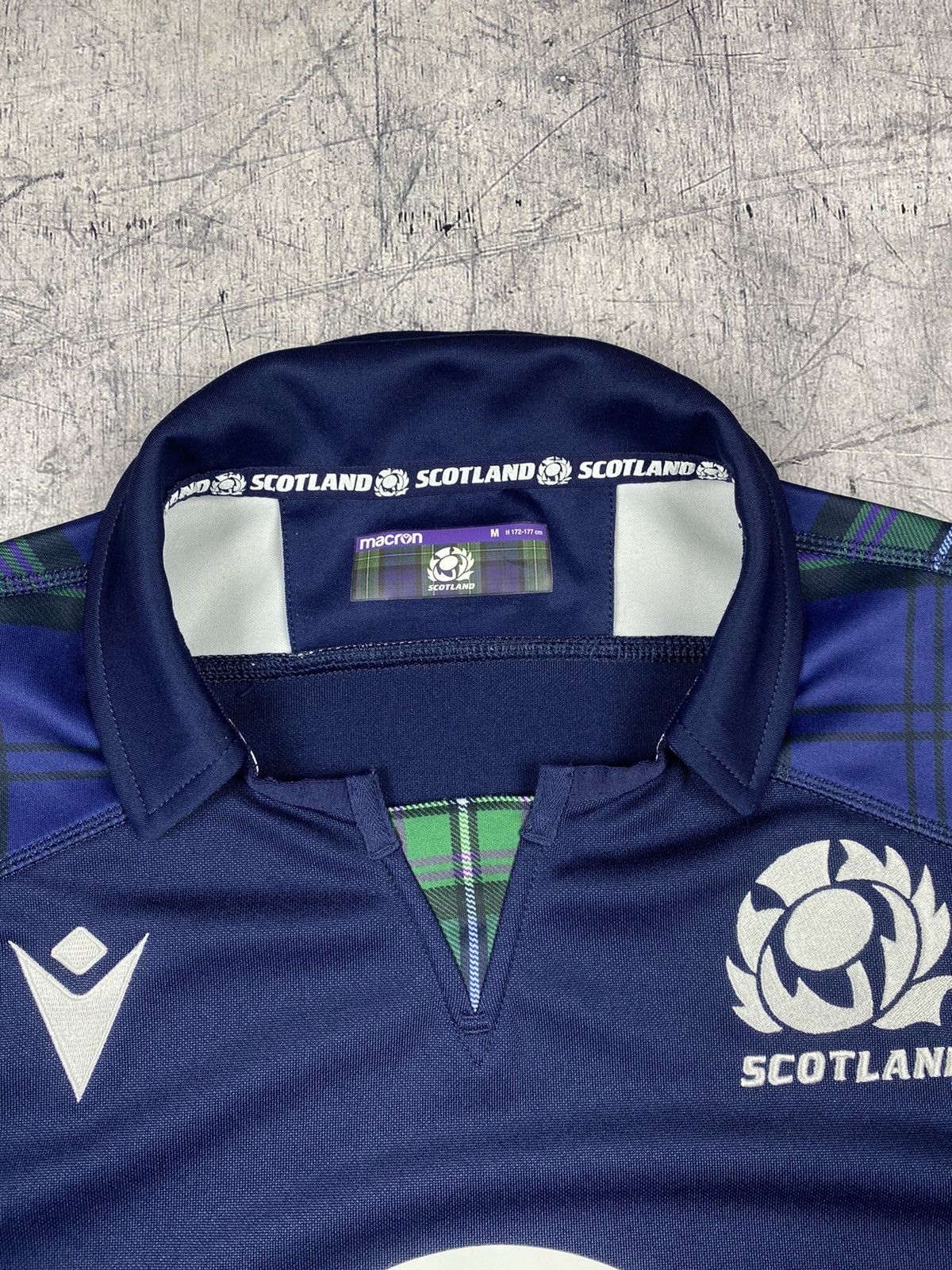 Other Macron Scotland Rugby Jersey Tee Rare Y2k Drill Hype Size US M / EU 48-50 / 2 - 6 Thumbnail