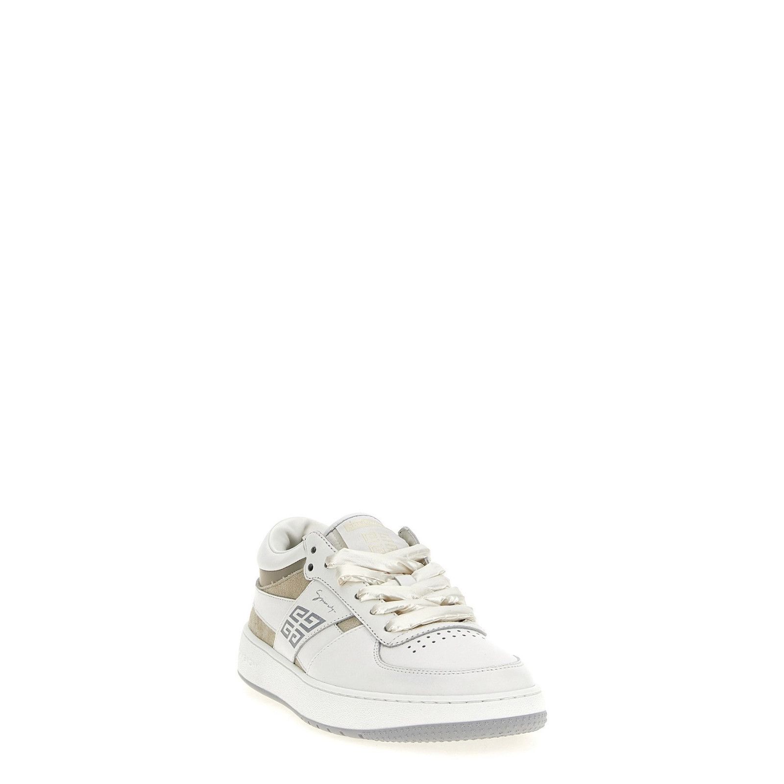 Givenchy GIVENCHY Lace Up White/Gold Leather Sneakers New & Authentic Size US 6 / IT 36 - 2 Thumbnail