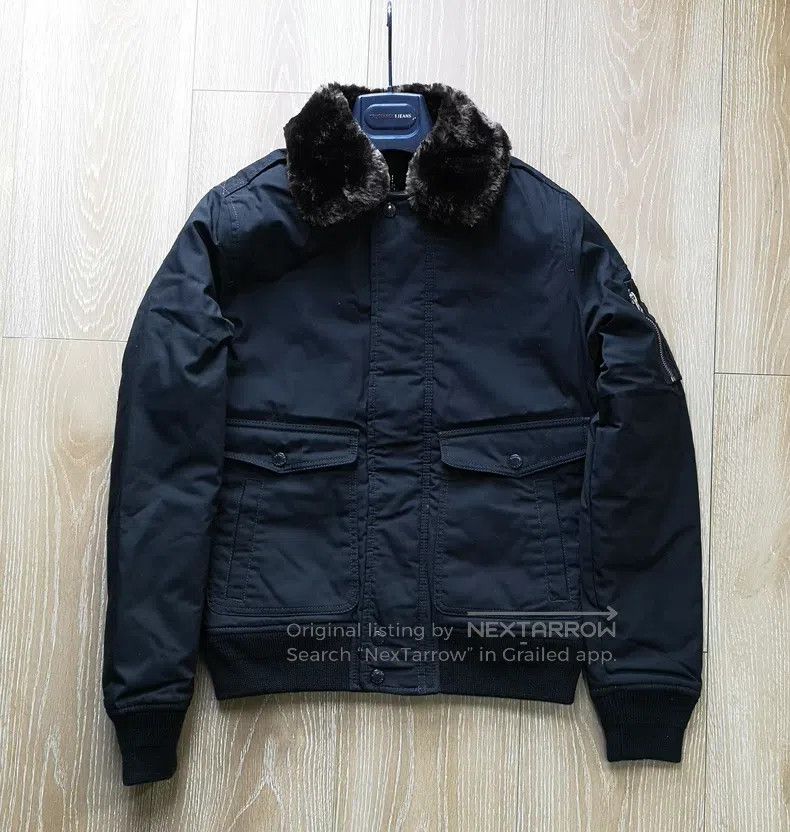 Other Men's cropped jacket with a padded fur collar Size US L / EU 52-54 / 3 - 1 Thumbnail