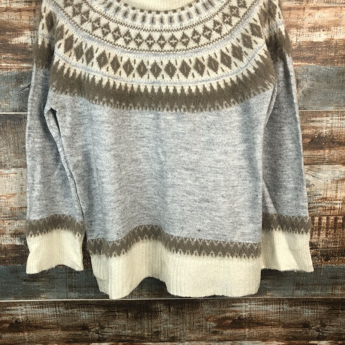 Homespun Knitwear × Japanese Brand Bi Abey Grey art vintage Knitwear #A1857 Size M / US 6-8 / IT 42-44 - 6 Thumbnail