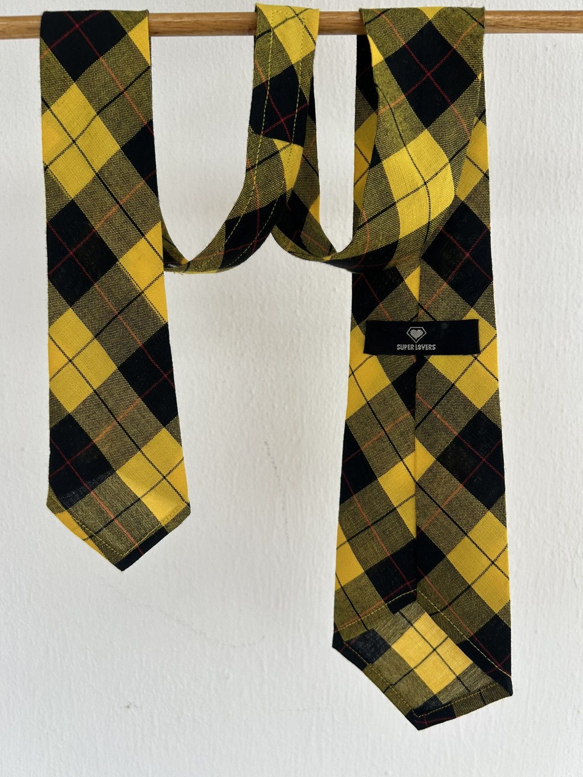 Japanese Brand Super Lovers Punk Vintage Tie Size ONE SIZE - 6 Thumbnail