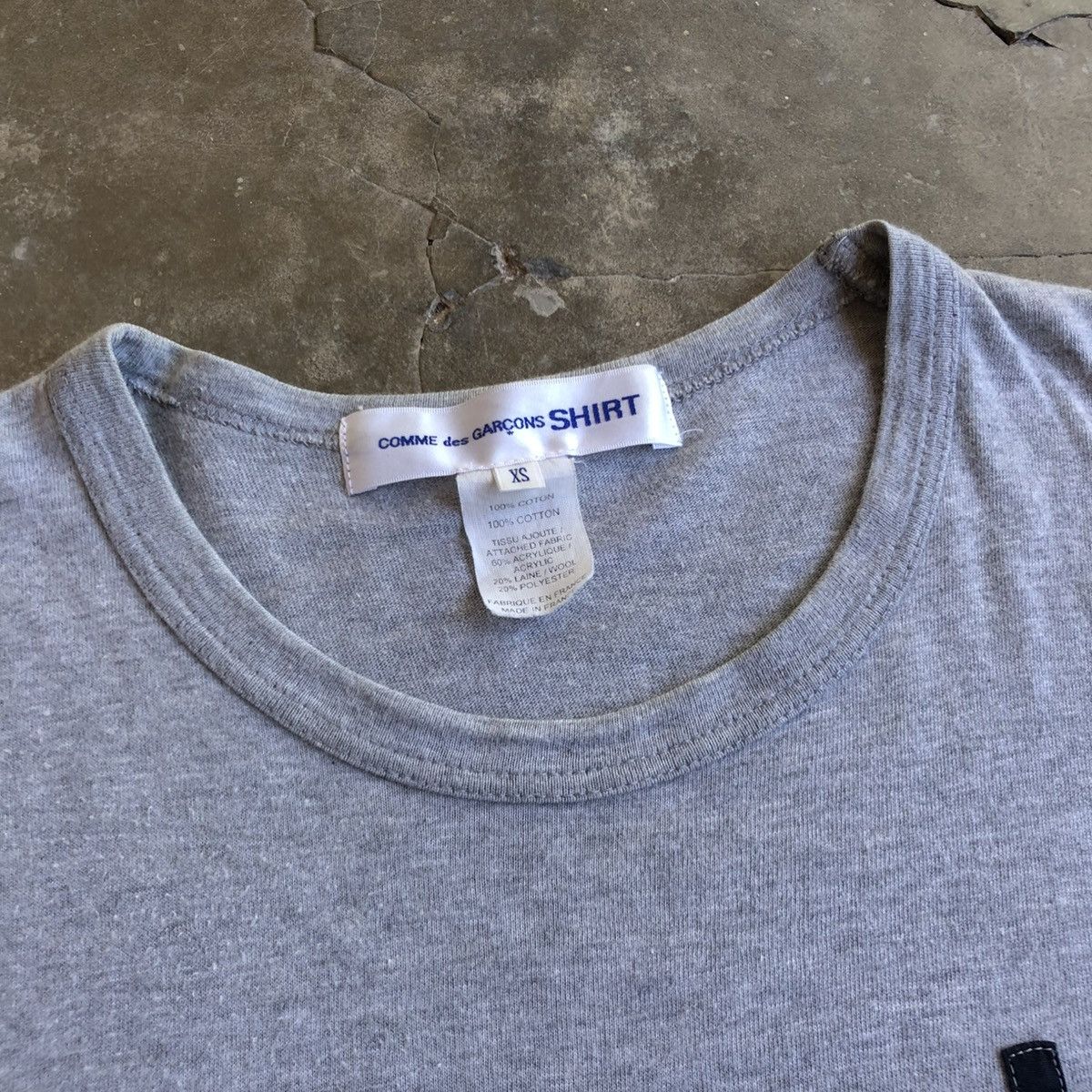 Comme des Garcons SHIRT 🇫🇷 Comme Des Garcons Shirt Geometry Patch T-shirt Designer Size US S / EU 44-46 / 1 - 9 Thumbnail