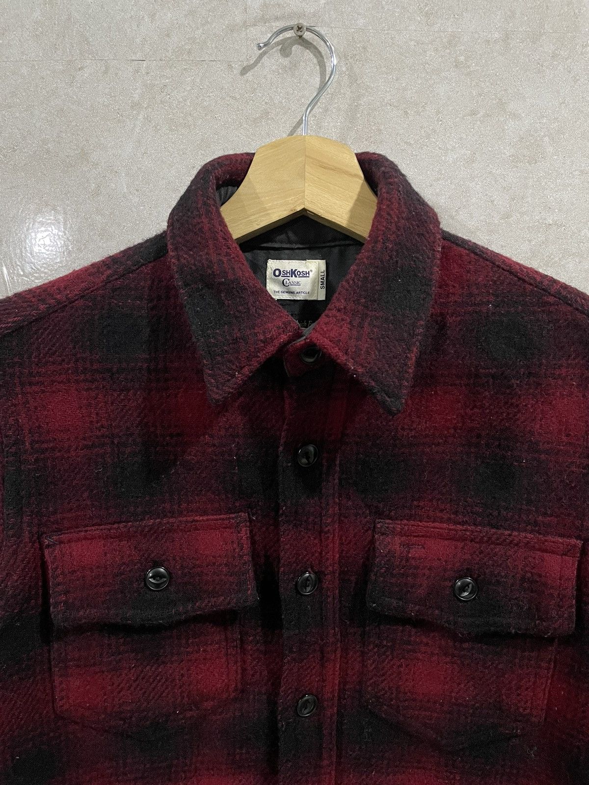 Oshkosh × Vintage Vintage Oshkosh Button Up Wool Jacket Size US S / EU 44-46 / 1 - 4 Thumbnail