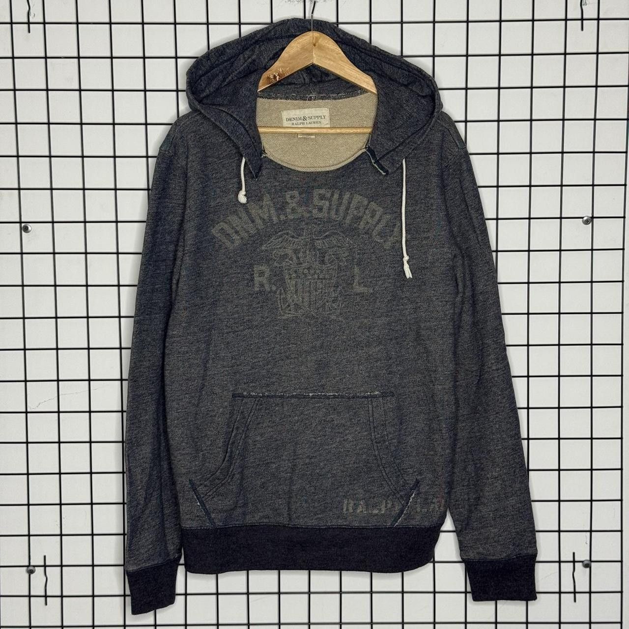 Polo Ralph Lauren Ralph Lauren Denim and Supply Hoodie Grey Black Size US L / EU 52-54 / 3 - 1 Thumbnail