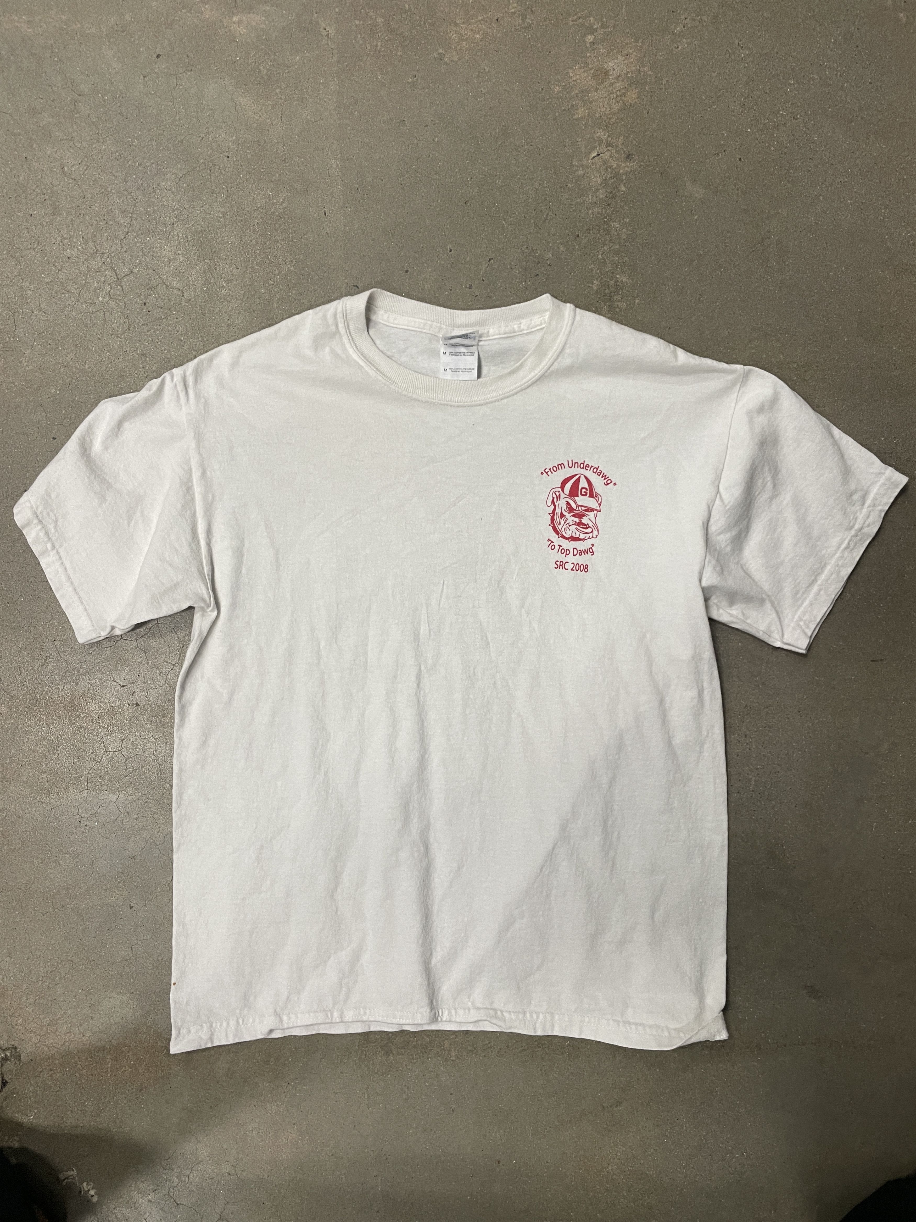 Gildan Vintage 2008 From Underdog To Top Dawg T shirt Size US M / EU 48-50 / 2 - 1 Thumbnail