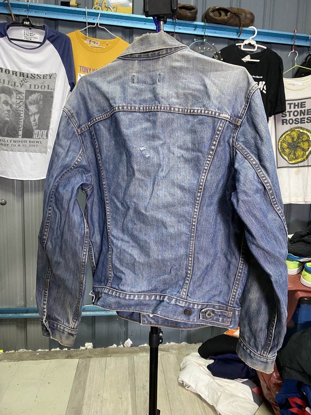 Levi's Distressed Levis red tab jeans jacket size L Size US L / EU 52-54 / 3 - 5 Thumbnail