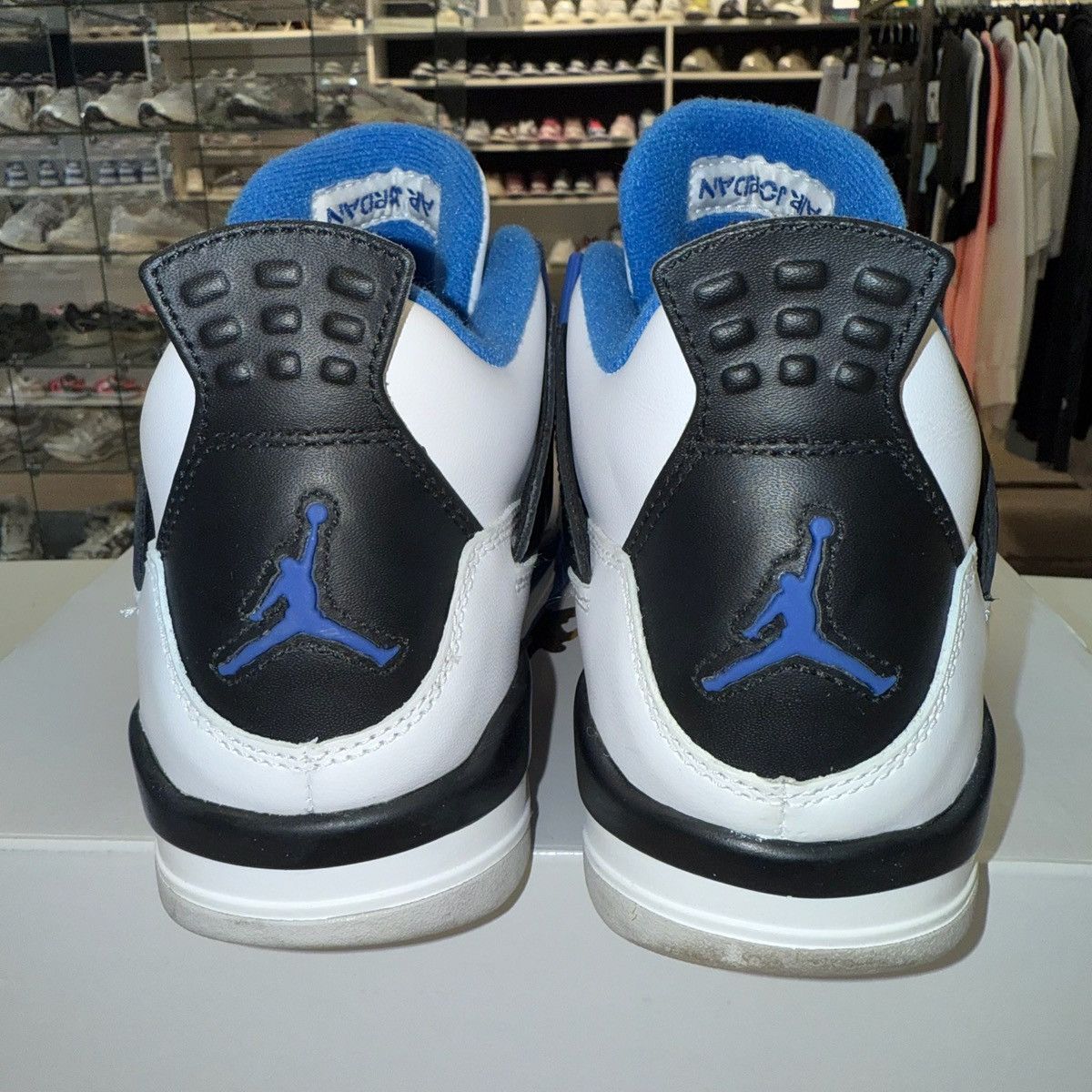 Jordan Brand × Nike Size 5.5Y (7W) - Nike Air Jordan 4 Retro GS Motorsports Size US 7 / IT 37 - 3 Thumbnail