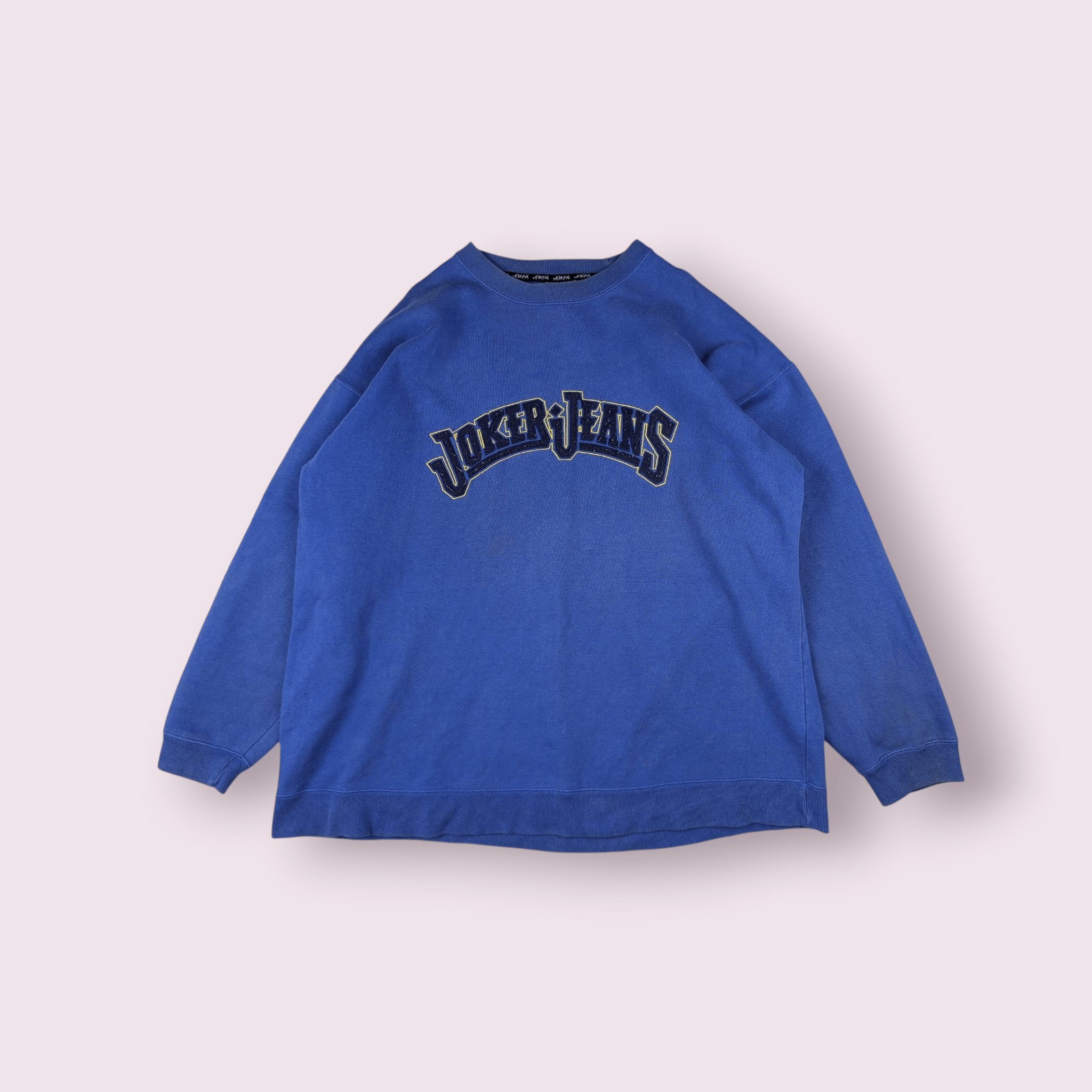 Vintage Vintage 90's JOKER JEANS Big Logo Sweatshirts Size US XL / EU 56 / 4 - 2 Thumbnail