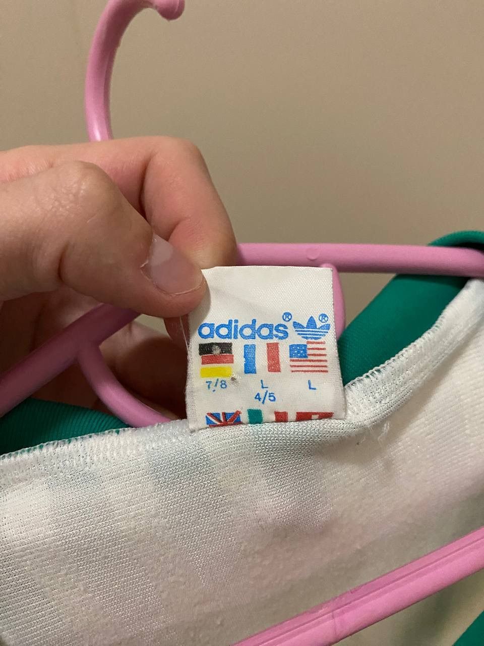 Adidas × Vintage Jeunesse Sportive Kairouanaise 1990-91 Away jersey Size US L / EU 52-54 / 3 - 11 Thumbnail