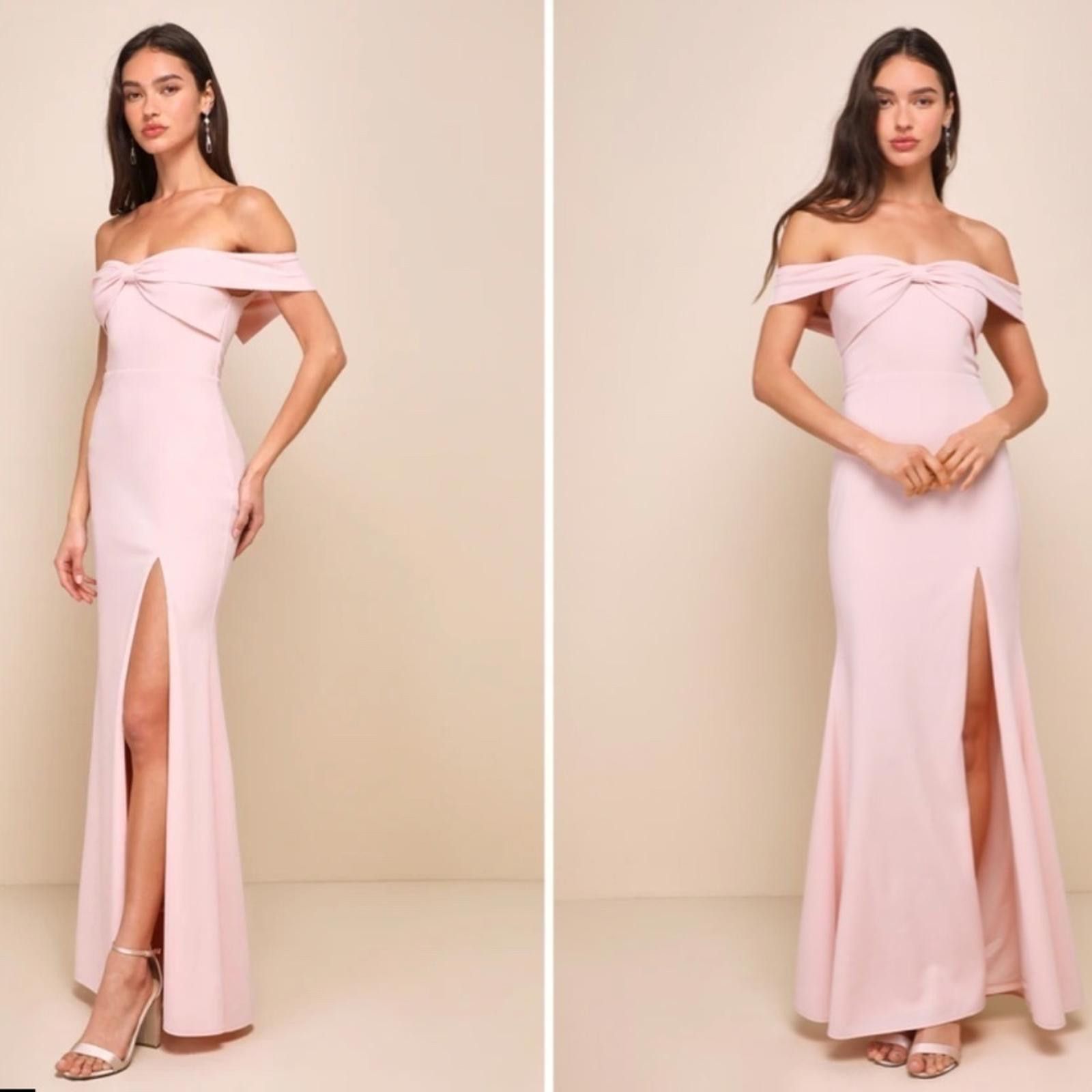LULU's Chic Sexy Prom Wedding Trumpet Maxi Dress