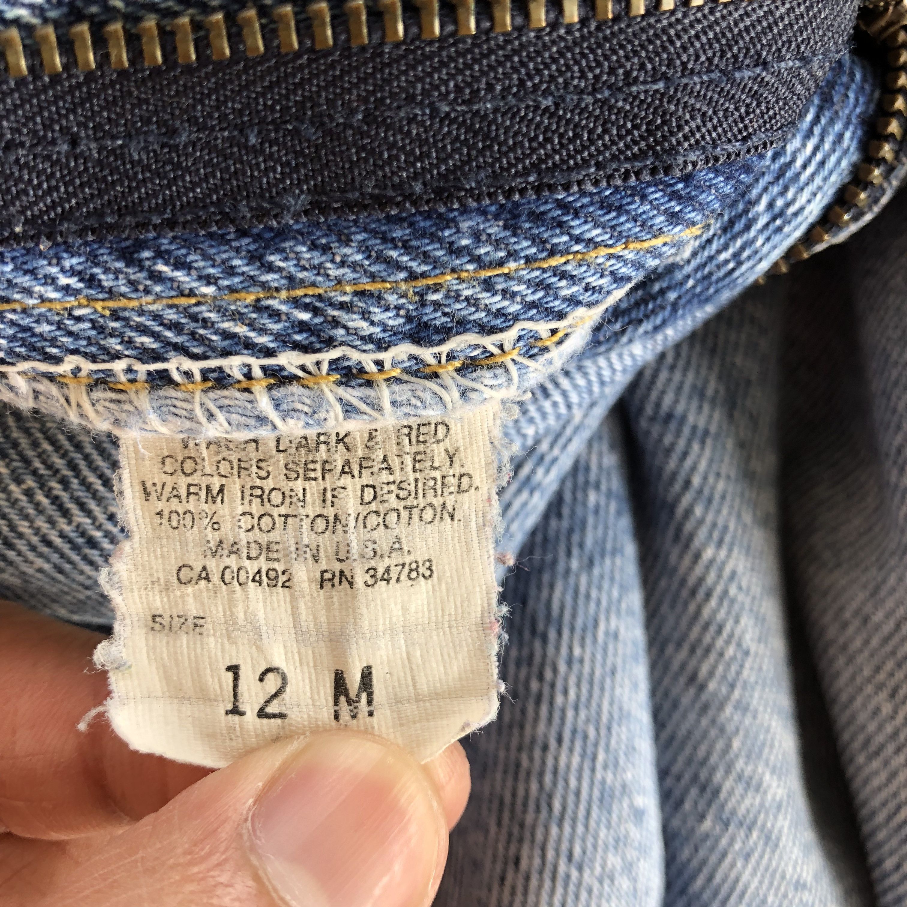 Lee Vintage 90s Lee Rider Jeans Lee Sanforized Light Wash Denim Size 30" / US 8 / IT 44 - 6 Thumbnail