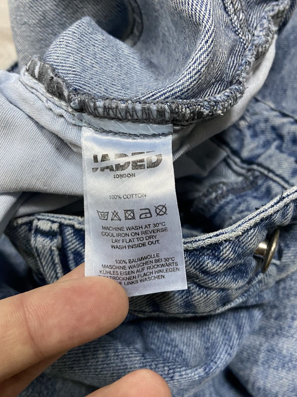 Jaded London Jaded RARE Y2K waves divorces vintage wide jeans Size US 36 / EU 52 - 10 Thumbnail
