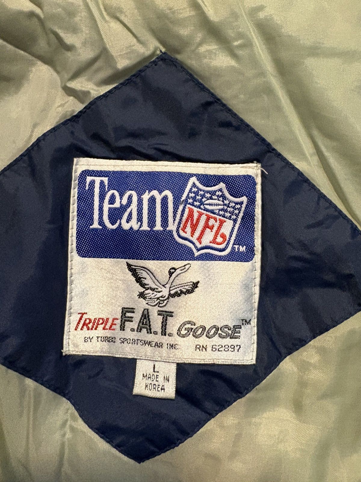 Triple F.A.T. Goose 🔥Vintage Dallas Cowboys Team NFL Triple F.A.T. Goose Puffer🔥 Size US L / EU 52-54 / 3 - 3 Thumbnail