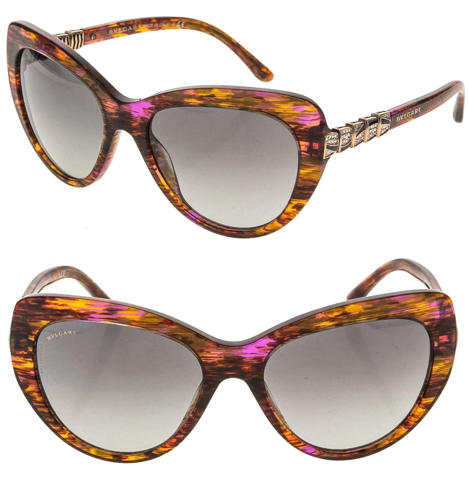 Bvlgari BVLGARI BV8143B 8143 Serpenti Orange Red Fantasy Sunglasses Size ONE SIZE - 1 Thumbnail