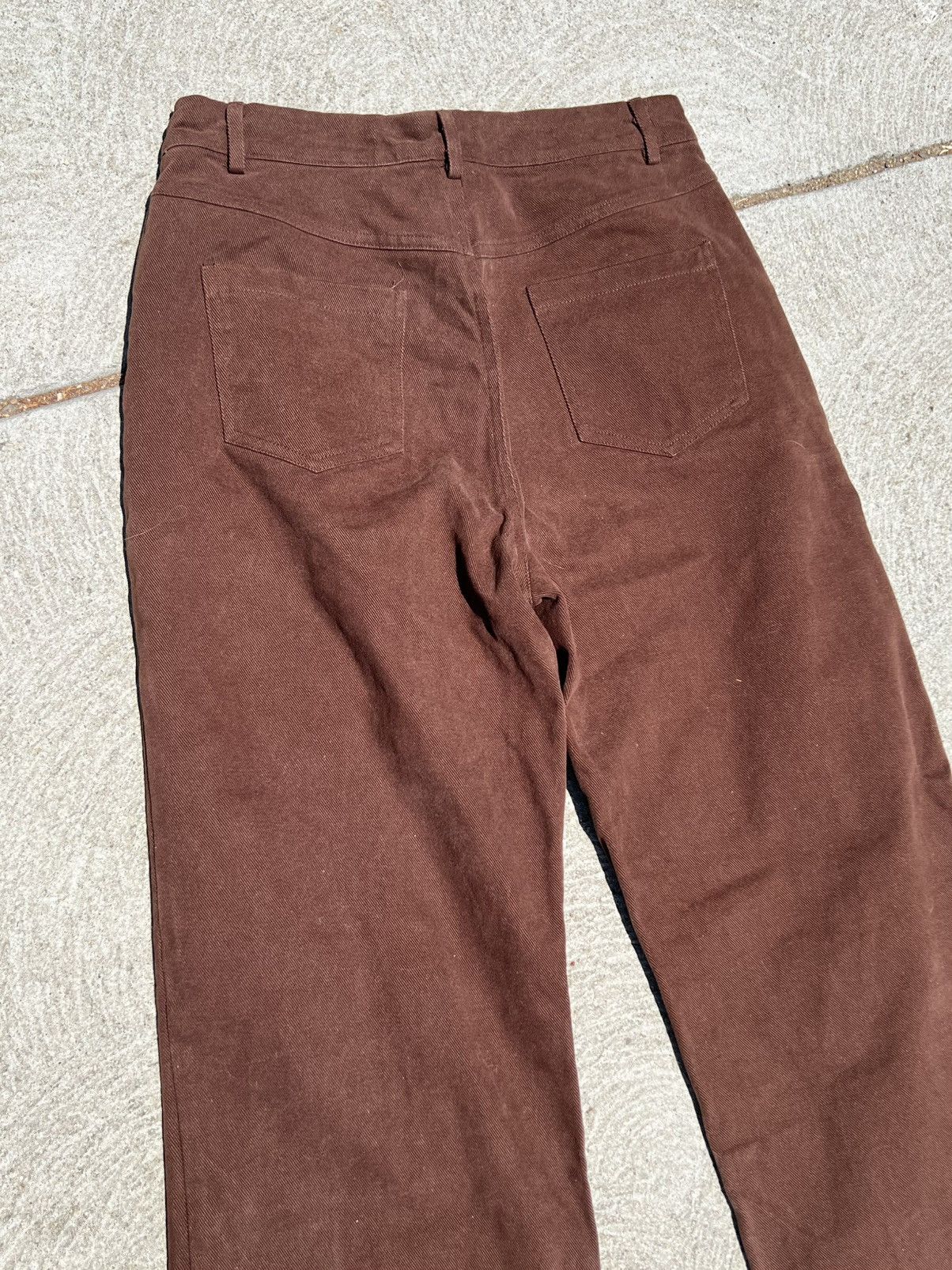 THE KRIPT The Kript Chocolate Brown Double Knees Knee Work Pants Size 29" - 5 Thumbnail