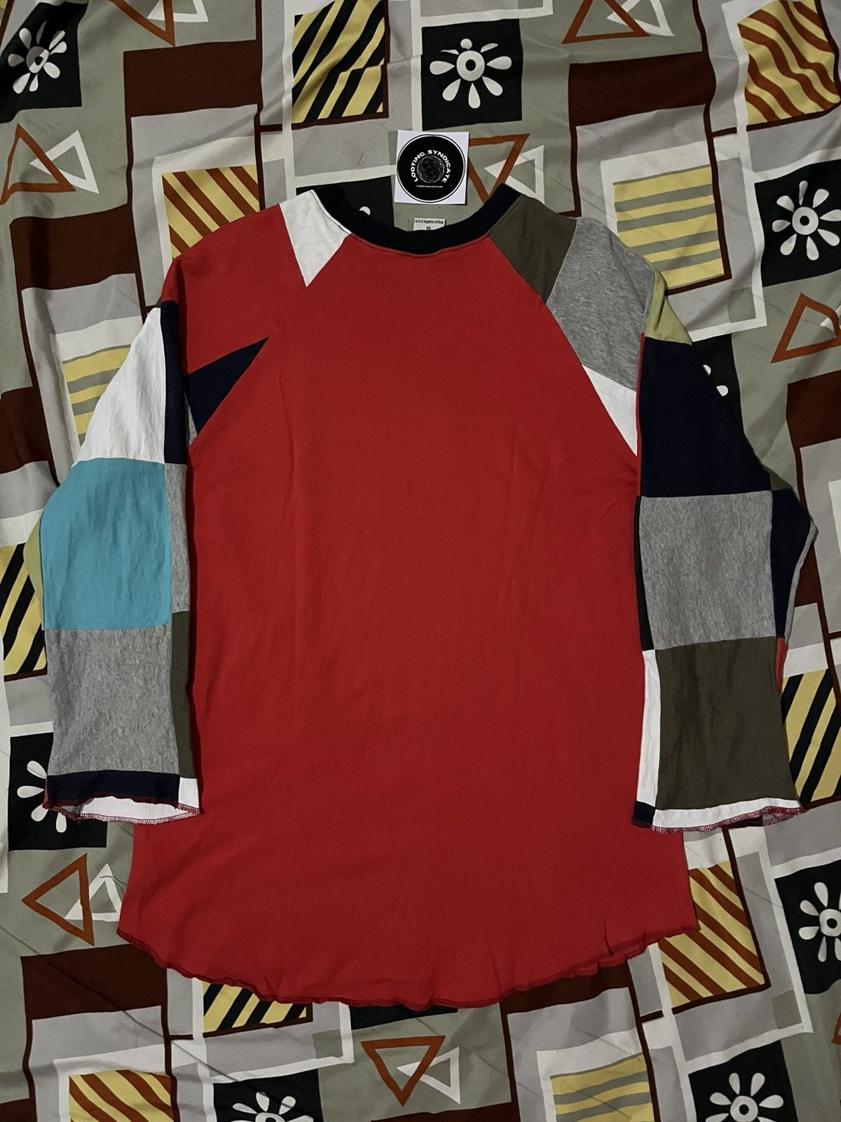 Designer × Japanese Brand × Vintage Vintage Urban Instinct Patch Work Longsleve Size US M / EU 48-50 / 2 - 3 Thumbnail