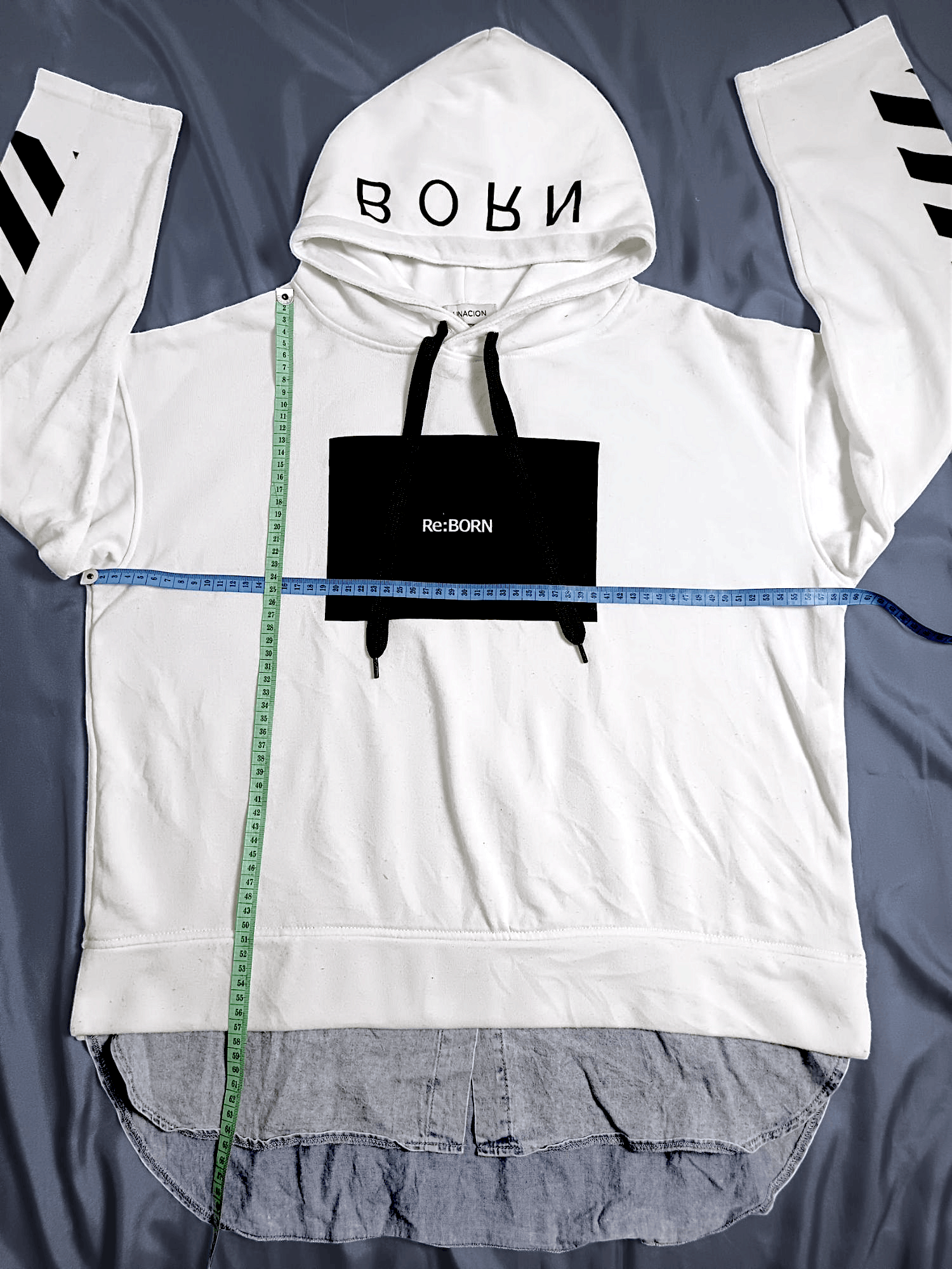 If Six Was Nine × Japanese Brand × Le Grande Bleu (L.G.B.) LUNACION Re:Born Switshirt Double Layer Hoodie Size US XL / EU 56 / 4 - 17 Thumbnail