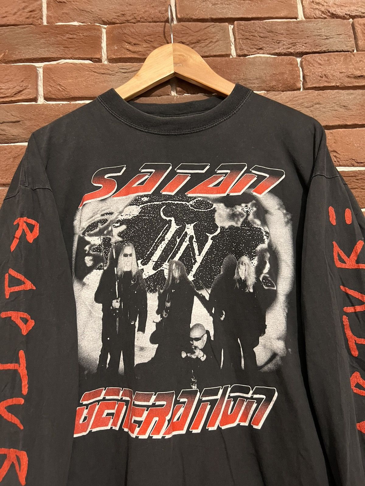 Band Tees 90s Impaled Nazarene Satan Generation Vintage Metal Band Tee Size US XL / EU 56 / 4 - 3 Thumbnail
