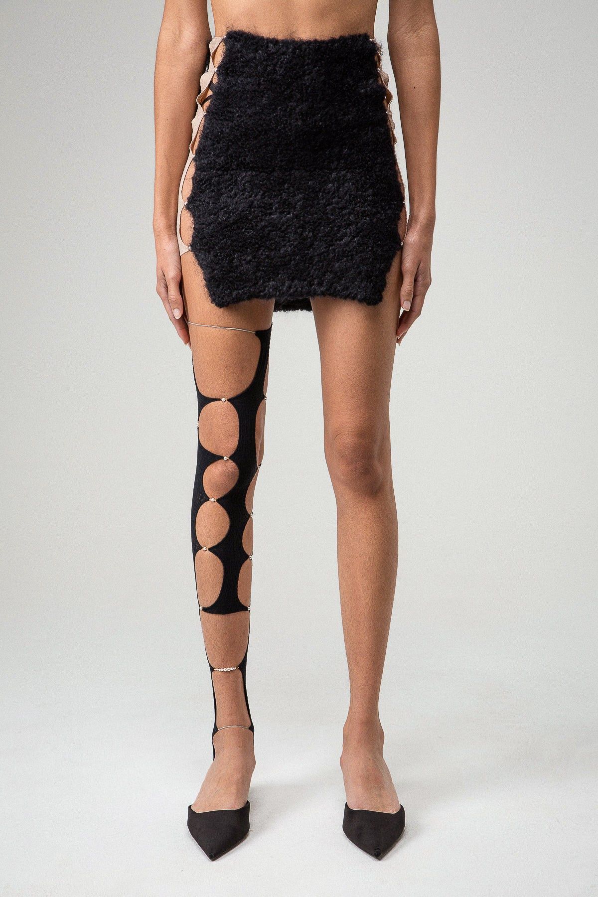 RUIbuilt $380 RUI Size 1 Single Cut-Out Leg Stocking Size ONE SIZE - 4 Thumbnail