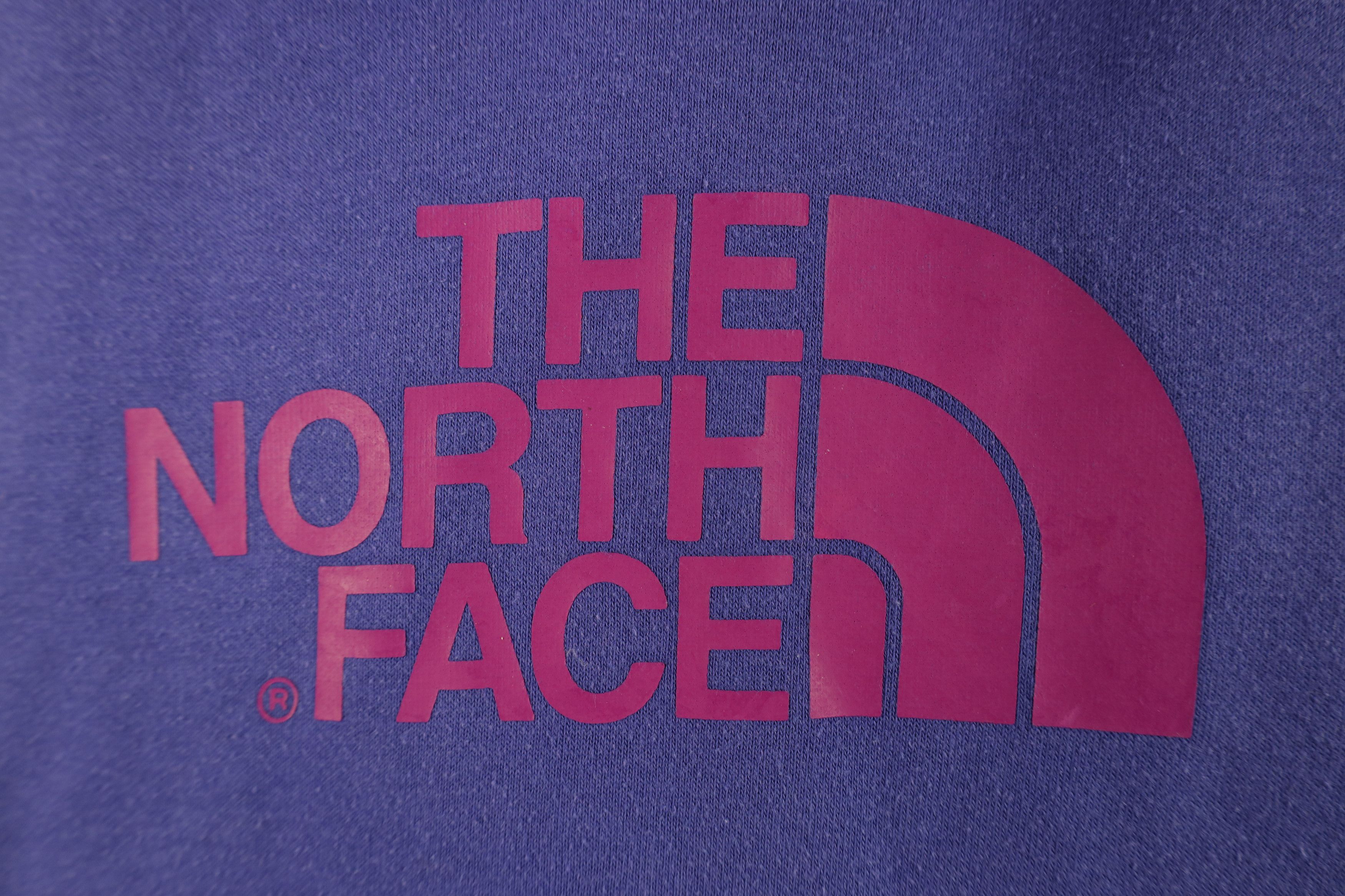 The North Face Vintage The North Face Spell Out Big Logo Hoodie Purple Size US M / EU 48-50 / 2 - 4 Thumbnail
