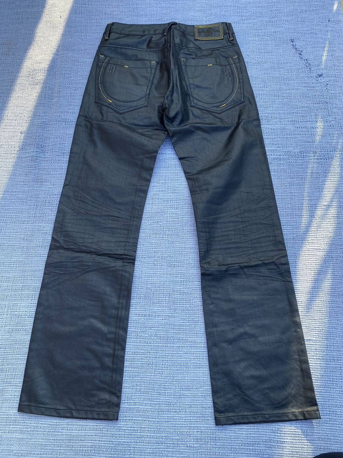 Japanese Brand sabi sabi deluxe wax jeans Size US 32 / EU 48 - 3 Thumbnail