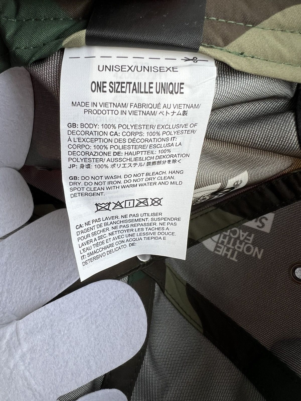 Supreme Supreme x The North Face Visor Hat Bicolor Military Pattern Size ONE SIZE - 10 Thumbnail