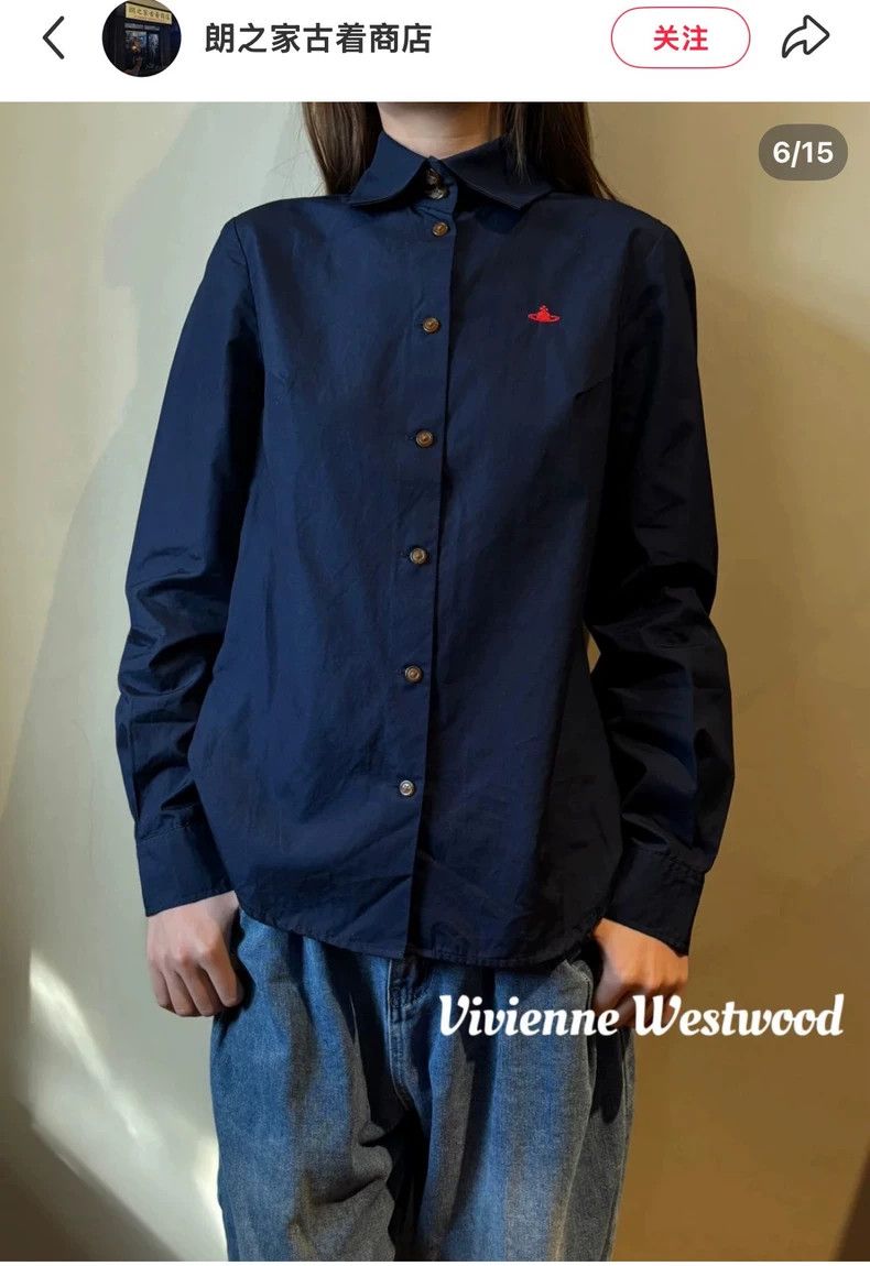 Vivienne Westwood Vivienne Westwood Long-sleeved shirt made of pure cotton Size M / US 6-8 / IT 42-44 - 8 Thumbnail