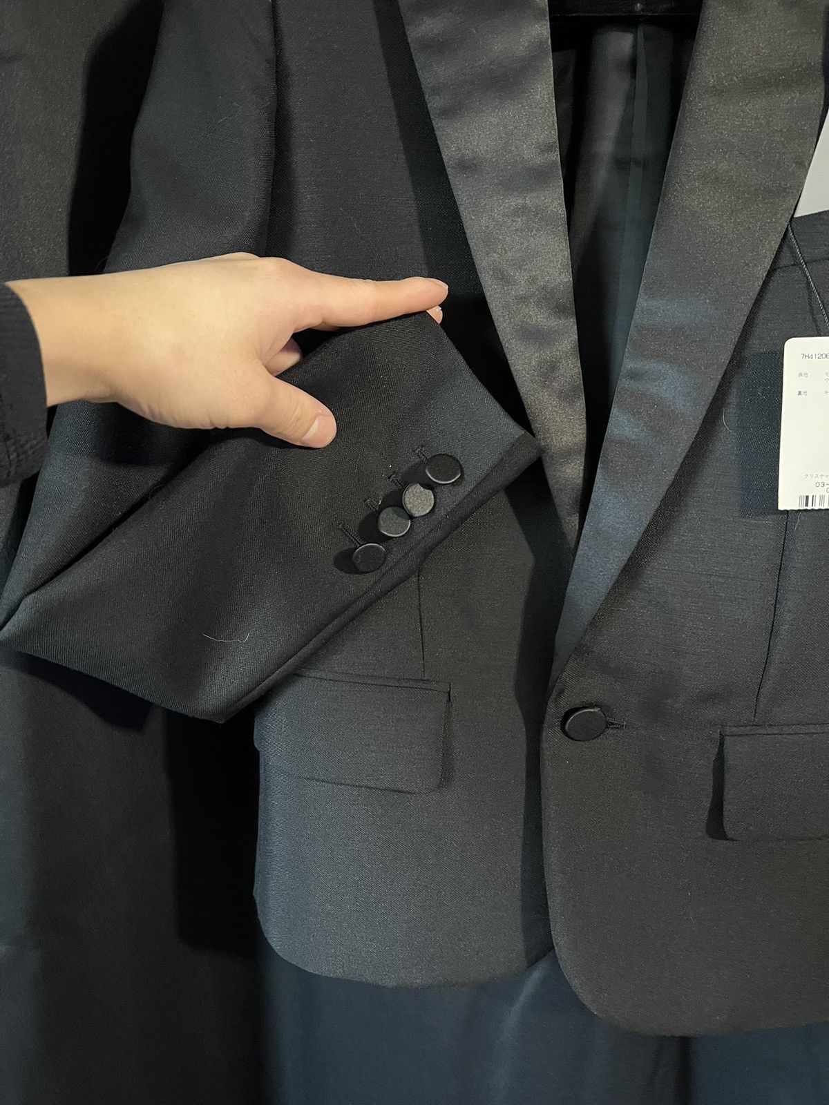 Dior Dior Homme AW07 Smoking Jacket/Blazer Size 38R - 3 Thumbnail