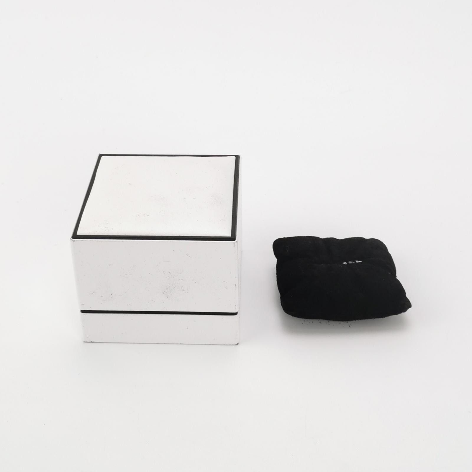 Chanel Chanel Ultra 18K White Gold Diamond Ceramic Geometric Ring Size ONE SIZE - 5 Thumbnail
