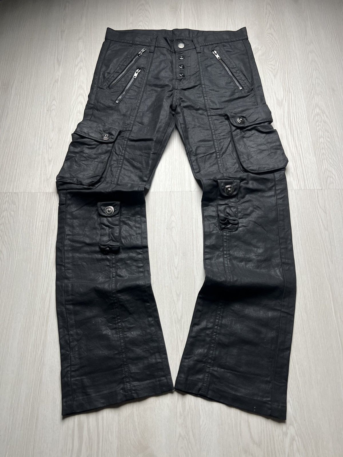 Tornado Mart Tornado Mart Waxed Gas Mask Cargo Pants Julius