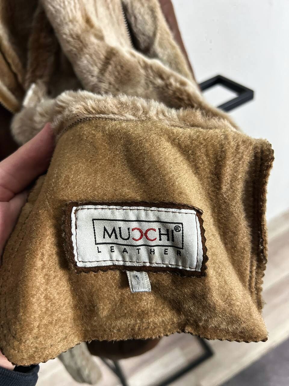 Japanese Brand Leather Shearling Jacket Brown Hooded Biker Y2K Grunge Core Size US S / EU 44-46 / 1 - 11 Thumbnail