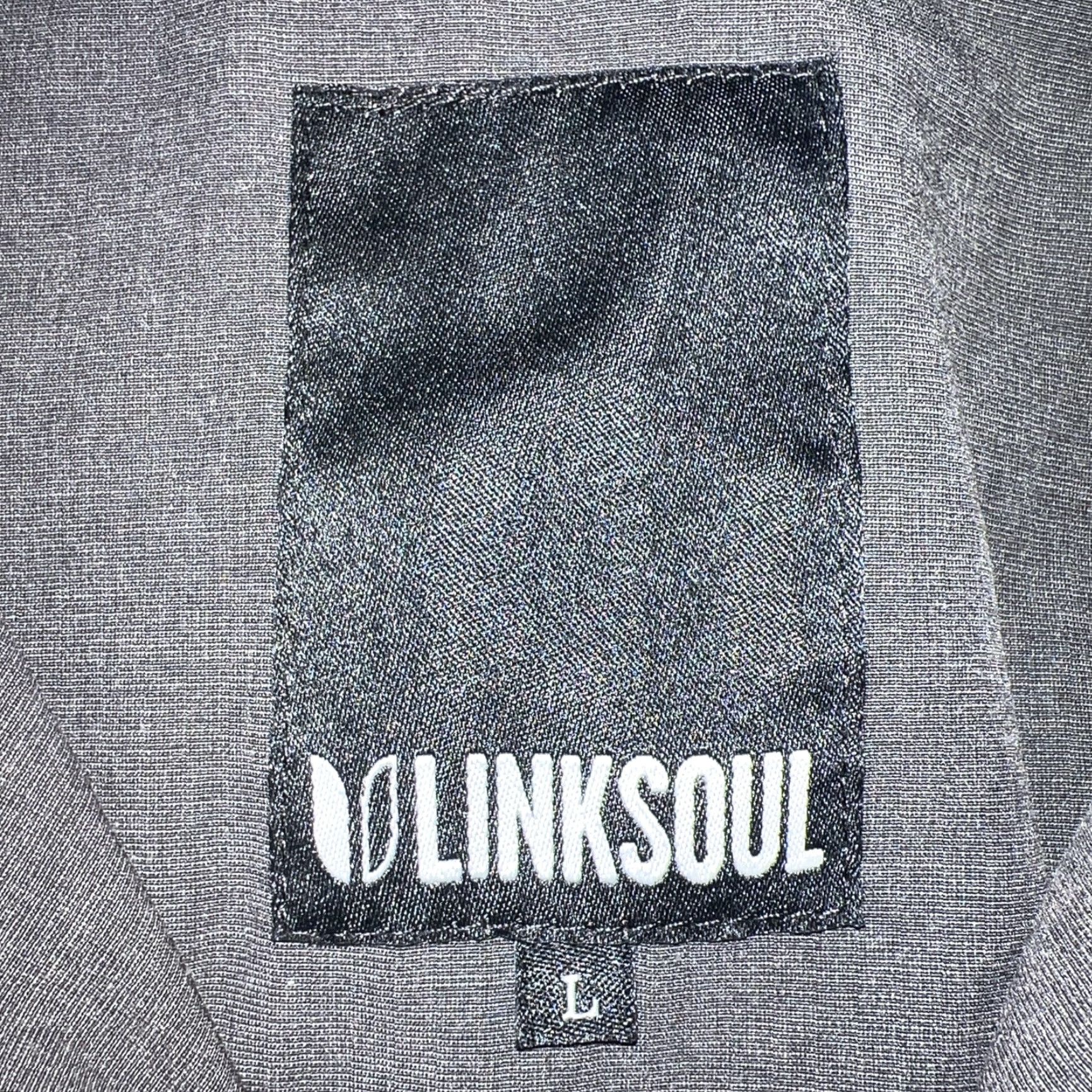 Vintage Linksoul Gray Full Zip Jacket Mens Size L Size US L / EU 52-54 / 3 - 5 Thumbnail
