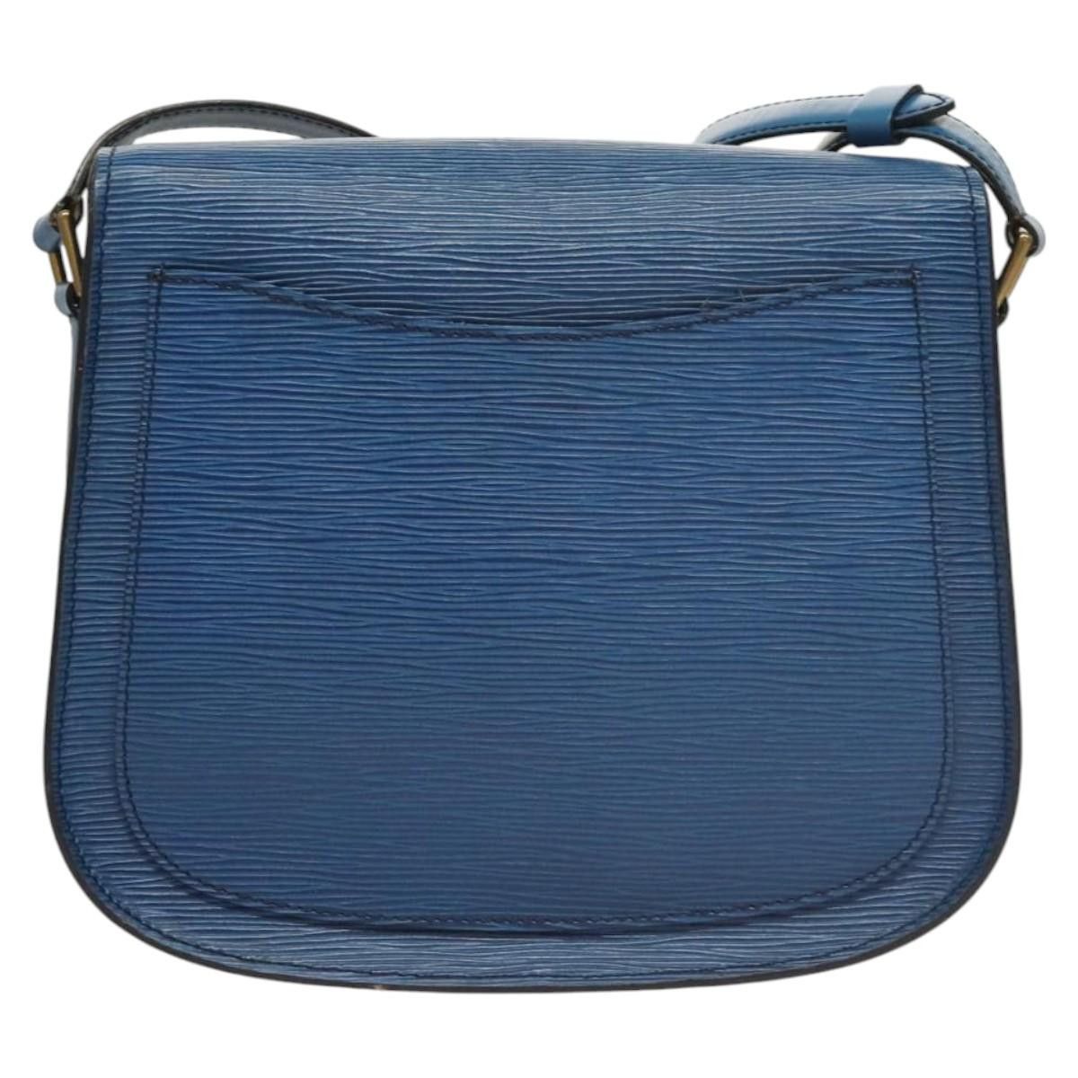 Louis Vuitton LOUIS VUITTON Epi Saint Cloud GM Shoulder Bag Toledo Blue Size ONE SIZE - 2 Thumbnail